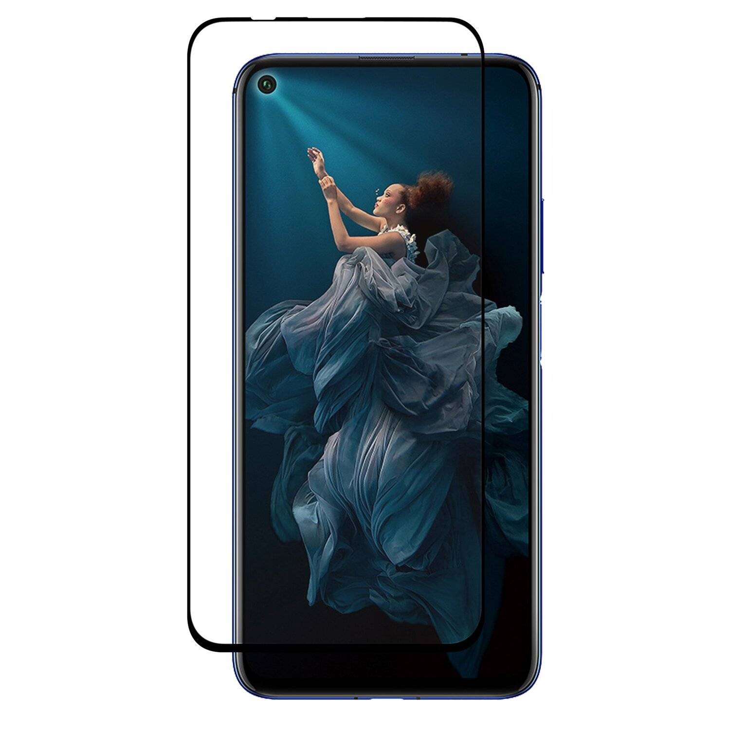 cofi1453® 5D Schutz Glas kompatibel mit HONOR 20 PRO Curved Schutz Folie Vollständig Klebend und Abdeckung
