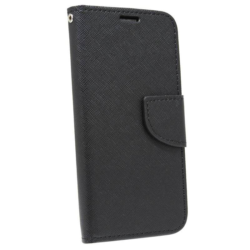 Buch Tasche Fancy für iPhone 11 Handy Hülle Etui Brieftasche Schutzhülle mit Standfunktion, Kartenfach Schwarz