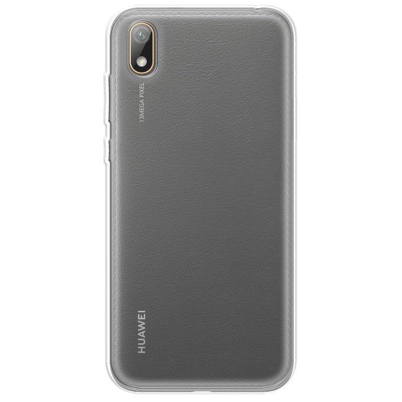 Silikon Hülle Basic kompatibel mit HUAWEI Y5 2019 Case TPU Soft Handy Cover Schutz Transparent