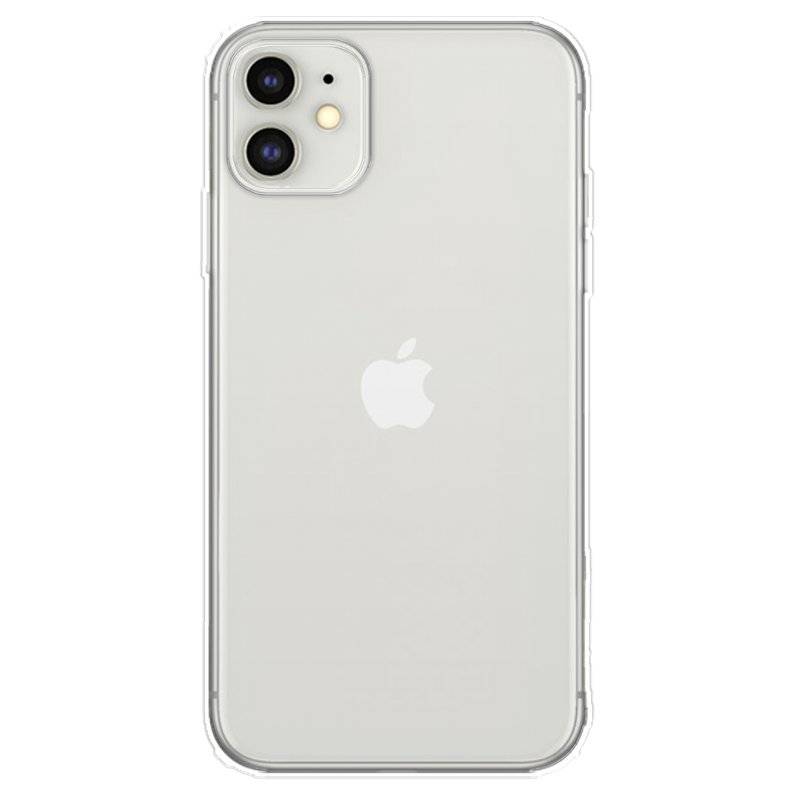 Silikon Hülle Tasche Case Zubehör für iPhone 11 Gummi Bumper Schale Schutzhülle Zubehör in Transparent