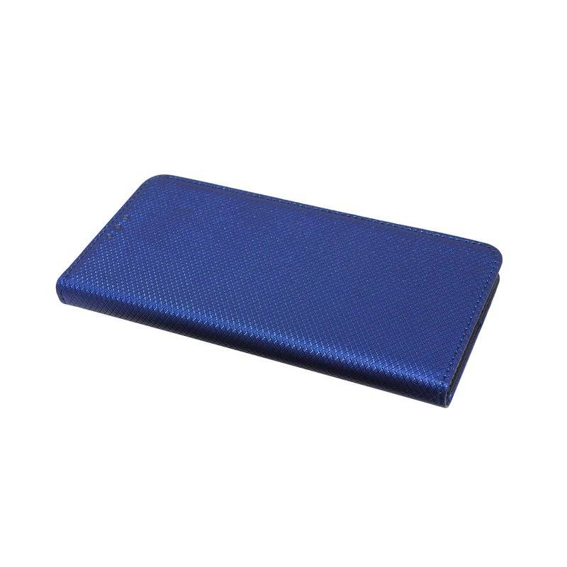 Buch Tasche "Smart" für XIAOMI REDMI NOTE 8 Handy Hülle Etui Brieftasche Schutzhülle mit Standfunktion Blau