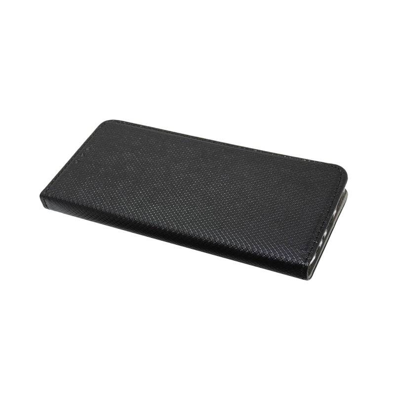 Buch Tasche "Smart" für XIAOMI REDMI NOTE 8 Handy Hülle Etui Brieftasche Schutzhülle mit Standfunktion Schwarz