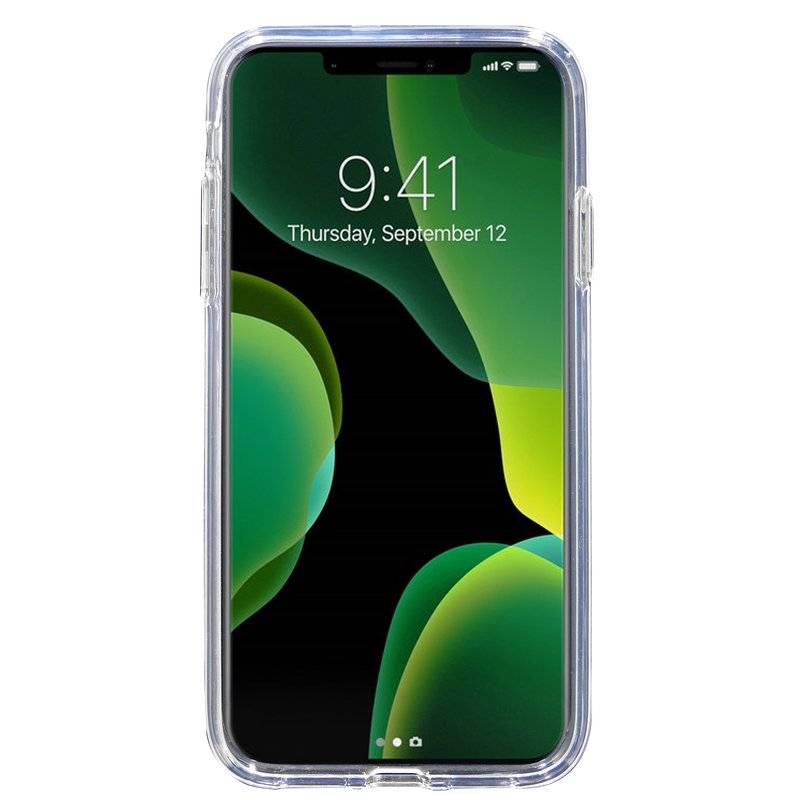 S-Line Hülle Bumper für iPhone 11 Pro Silikonhülle Stoßfest Handyhülle TPU Case Cover in Transparent