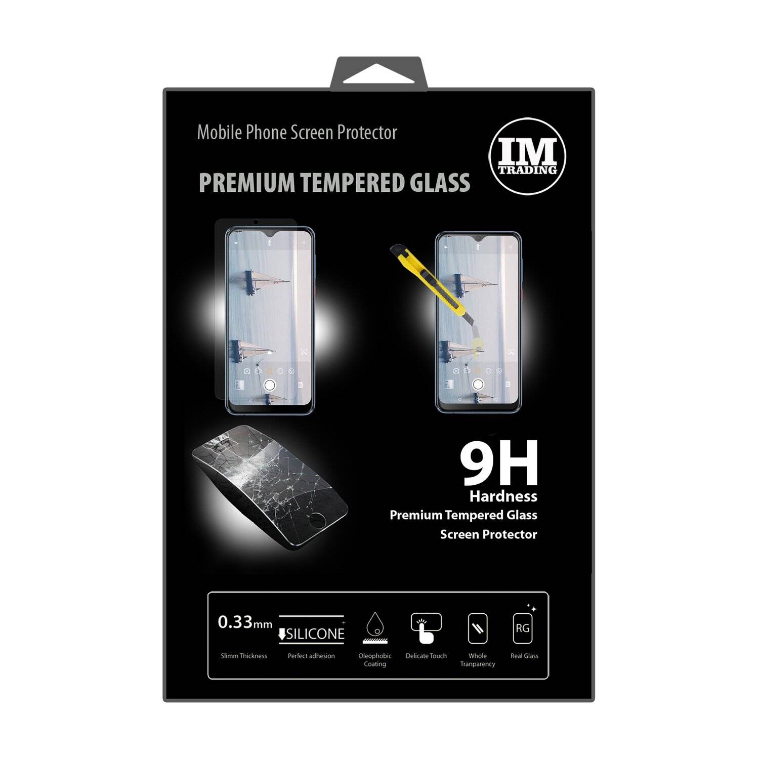 cofi1453® Schutzglas 9H kompatibel mit HTC DESIRE 19+ PLUS Displayschutzfolie Schutzfolie Passgenau Glas