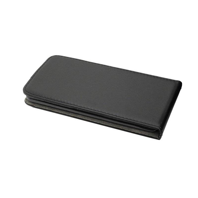 Flip Case kompatibel mit ZTE BLADE A5 2019 Handy Tasche vertikal aufklappbar Schutzhülle Klapp Hülle Schwarz