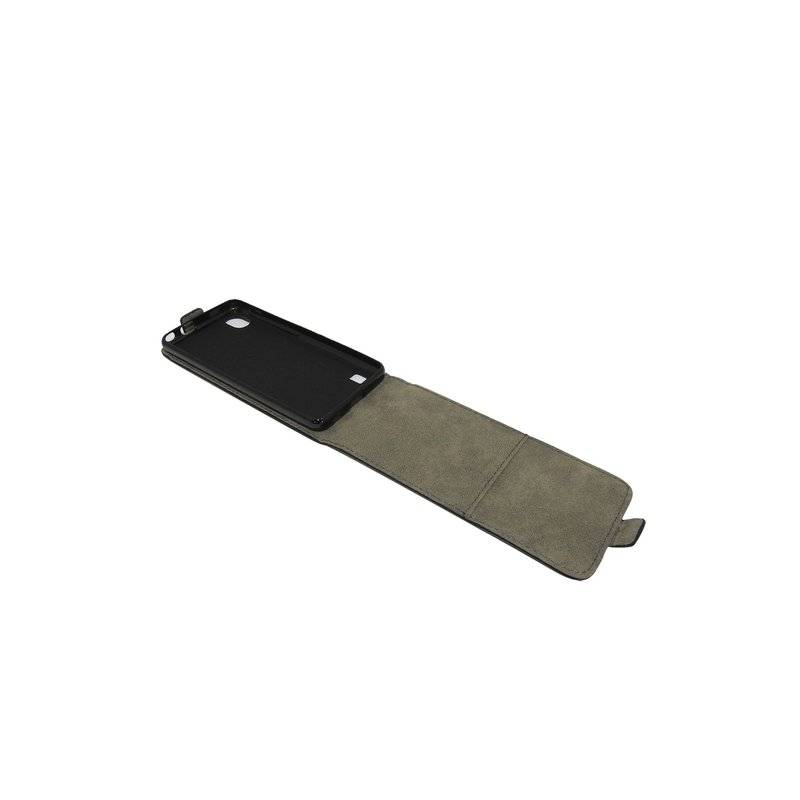 Flip Case kompatibel mit ZTE BLADE A5 2019 Handy Tasche vertikal aufklappbar Schutzhülle Klapp Hülle Schwarz