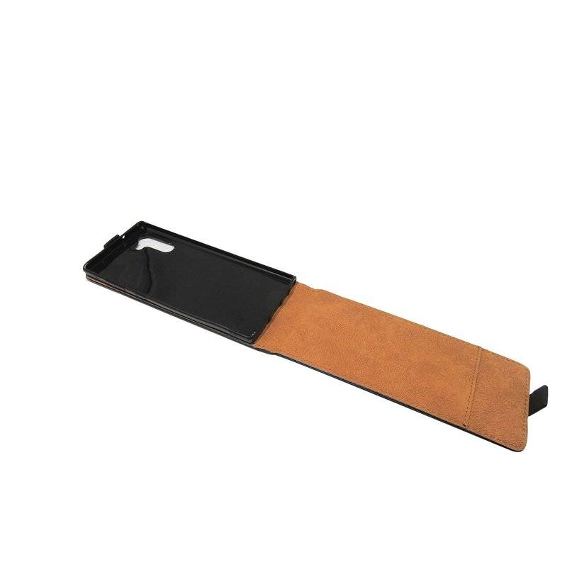 Flip Case für SAMSUNG GALAXY NOTE 10 (N970F) Handy Tasche vertikal aufklappbar Schutzhülle Klapp Hülle Schwarz