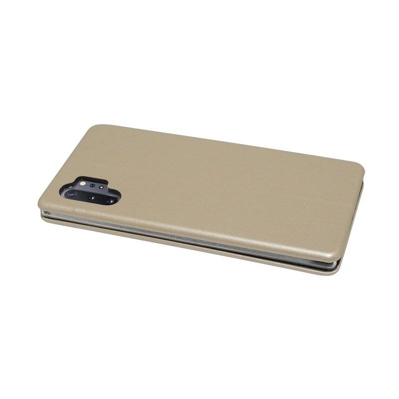 Buch Tasche "Elegance" für SAMSUNG GALAXY NOTE 10 PLUS (N975F) Handy Hülle Etui Brieftasche Schutzhülle Gold