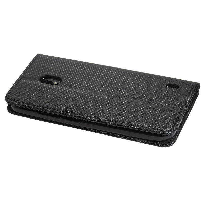 Buch Tasche "Smart" für NOKIA 2.2 Handy Hülle Etui Brieftasche Schutzhülle mit Standfunktion, Kartenfach Schwarz