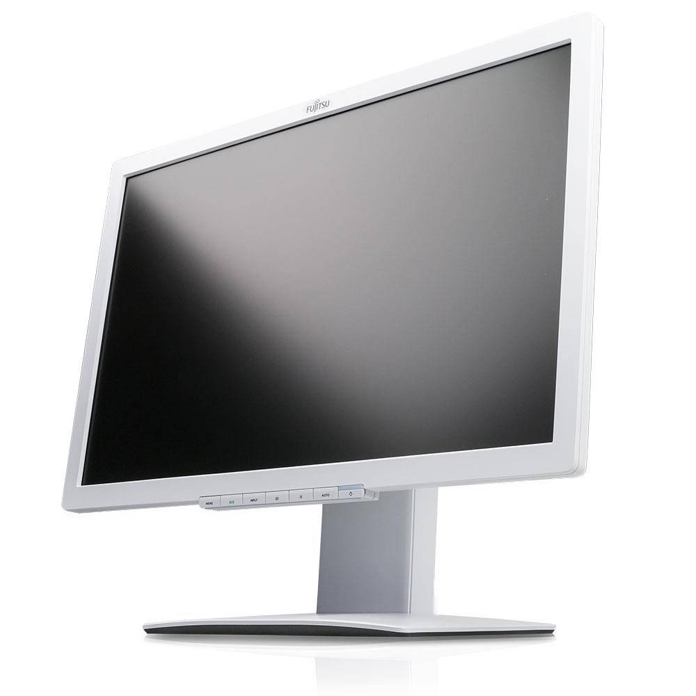 Fujitsu Display B22W-7 LED (Refurbished) 55,9cm (22") TFT-Monitor (WSXGA+ 1680x1050, Pivot, DP + DVI-D + VGA) Marmorgrau