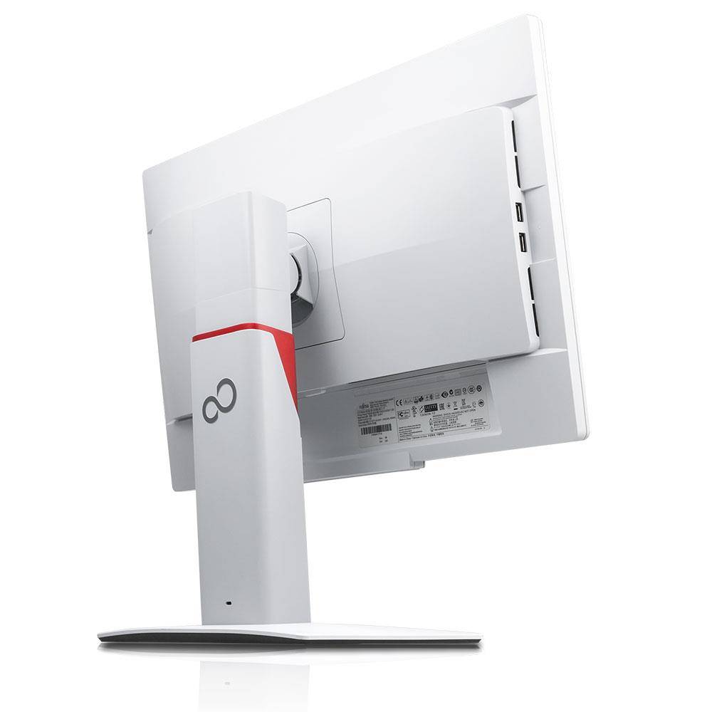 Fujitsu Display B22W-7 LED (Refurbished) 55,9cm (22") TFT-Monitor (WSXGA+ 1680x1050, Pivot, DP + DVI-D + VGA) Marmorgrau