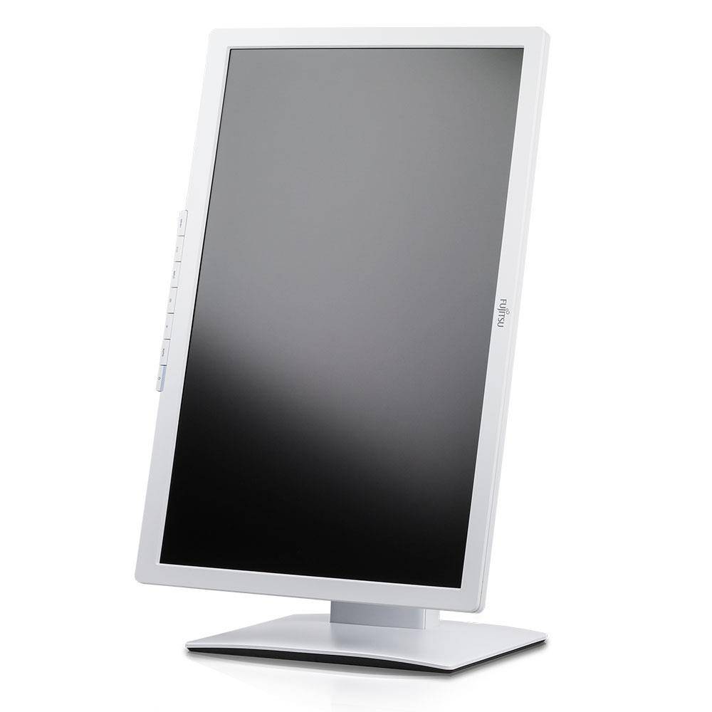 Fujitsu Display B22W-7 LED (Refurbished) 55,9cm (22") TFT-Monitor (WSXGA+ 1680x1050, Pivot, DP + DVI-D + VGA) Marmorgrau