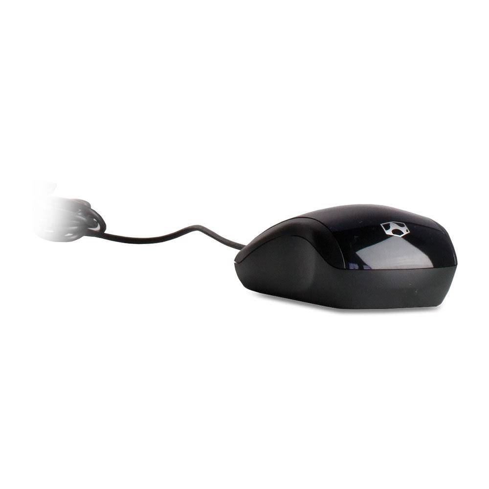 Acer M-U0027-O Maus (Optisch, USB, 3 Tasten) Schwarz