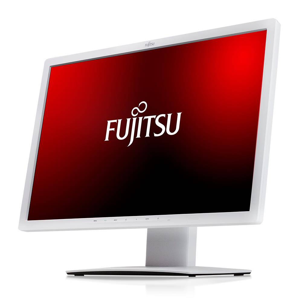 Fujitsu Display B24W-7 LED (Refurbished) 61,0cm (24") TFT-Monitor (WUXGA 1920x1200, IPS, Pivot, DP + DVI-D + USB) Grau