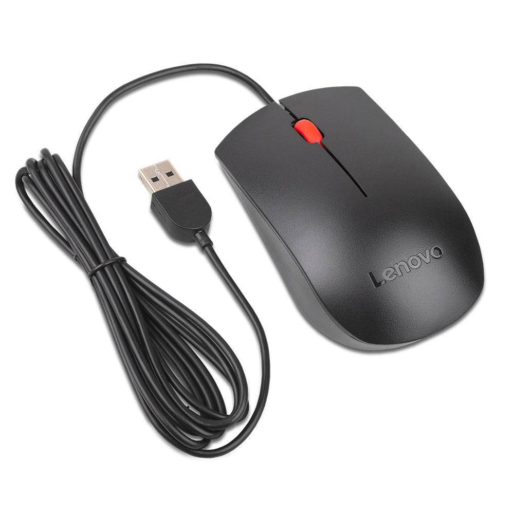 Lenovo 00PH133 Maus optisch USB schwarz 3 Tasten Scrolling-Rad