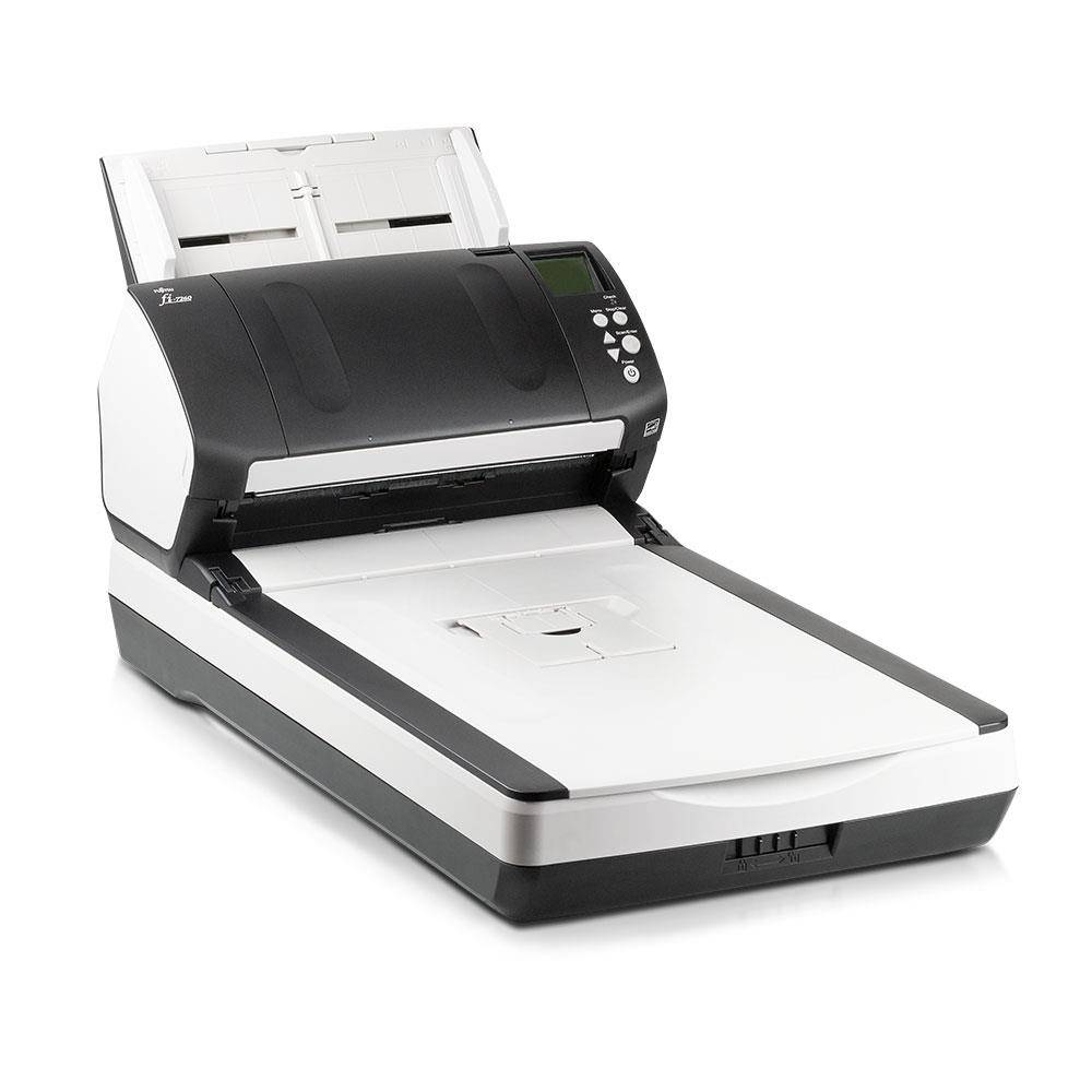 Fujitsu fi-7260 (Refurbished) Dokumentenscanner (60 S/min. farbe, 600x600 dpi, ADF, Duplex, USB 3.0) Schwarz