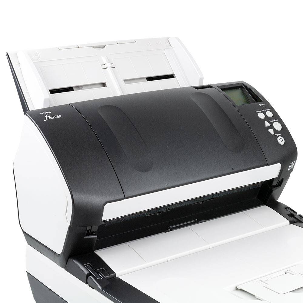 Fujitsu fi-7260 (Refurbished) Dokumentenscanner (60 S/min. farbe, 600x600 dpi, ADF, Duplex, USB 3.0) Schwarz