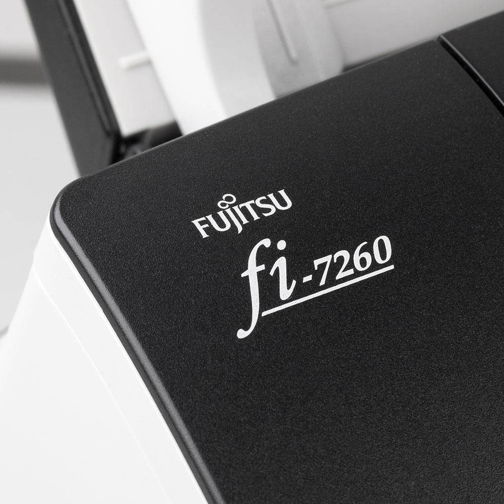 Fujitsu fi-7260 (Refurbished) Dokumentenscanner (60 S/min. farbe, 600x600 dpi, ADF, Duplex, USB 3.0) Schwarz