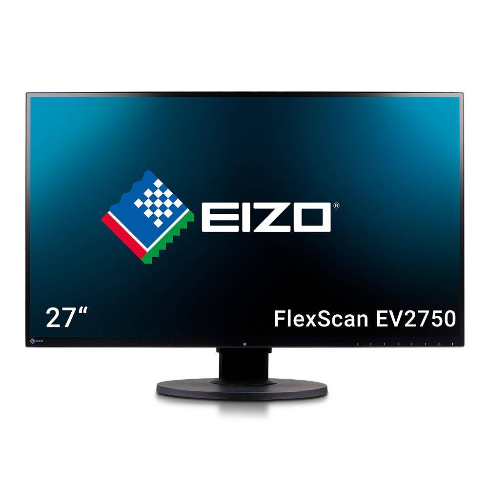 EIZO FlexScan EV2750-BK (B-Ware) 68,6cm (27") TFT-Monitor (LED, WQHD, IPS, Pivot, HDMI, Papermodus) Schwarz