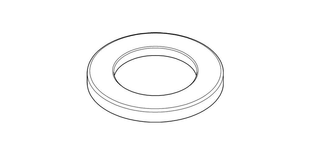 GROHE Grundplatte 48165 f 1L-WT-/Bidetbatt chrom