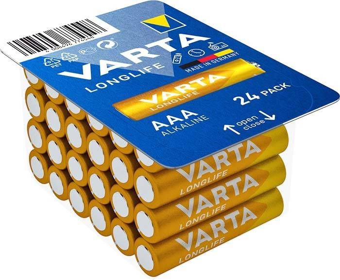 Varta Cons.Varta Batterie Longlife AAA 4103 Tray 24