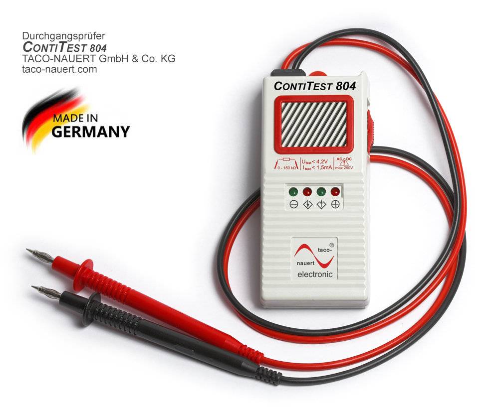Durchgangsprüfer CONTITEST 804 mit Sonderfunktionen