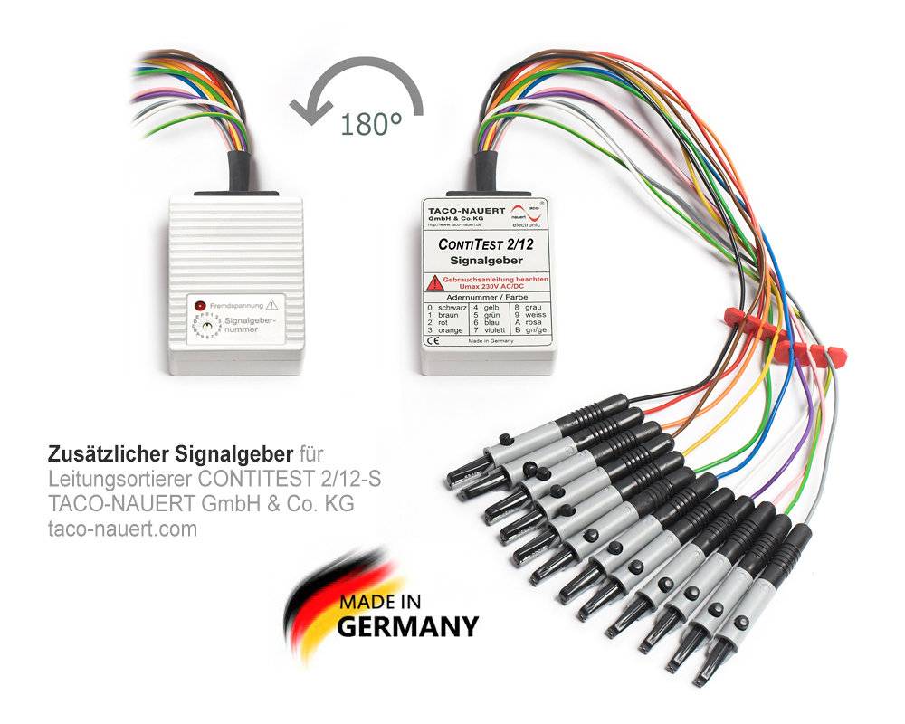 Zusätzlicher Signalgeber für Leitungsortierer CONTITEST 2/12-S