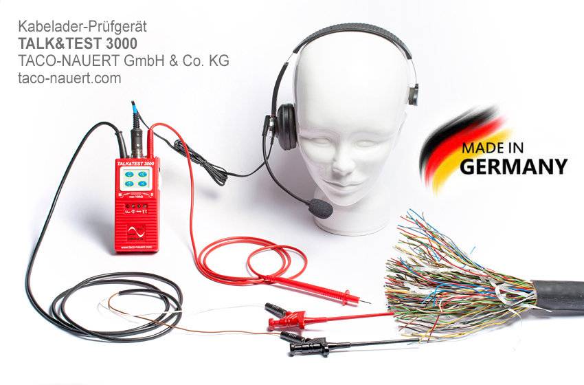Kabelader-Prüfgerät TALK&TEST 3000