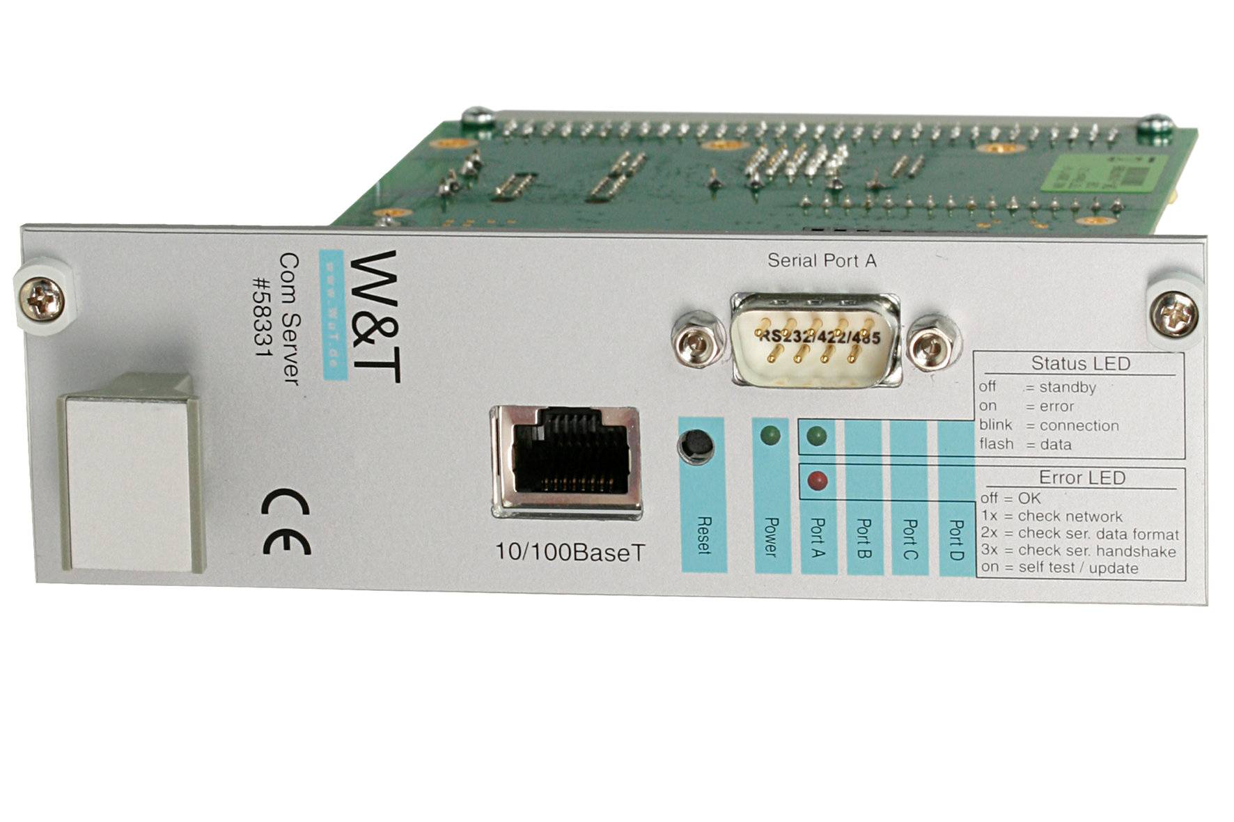 Com-Server Highspeed 19-Version, 1 serieller Port