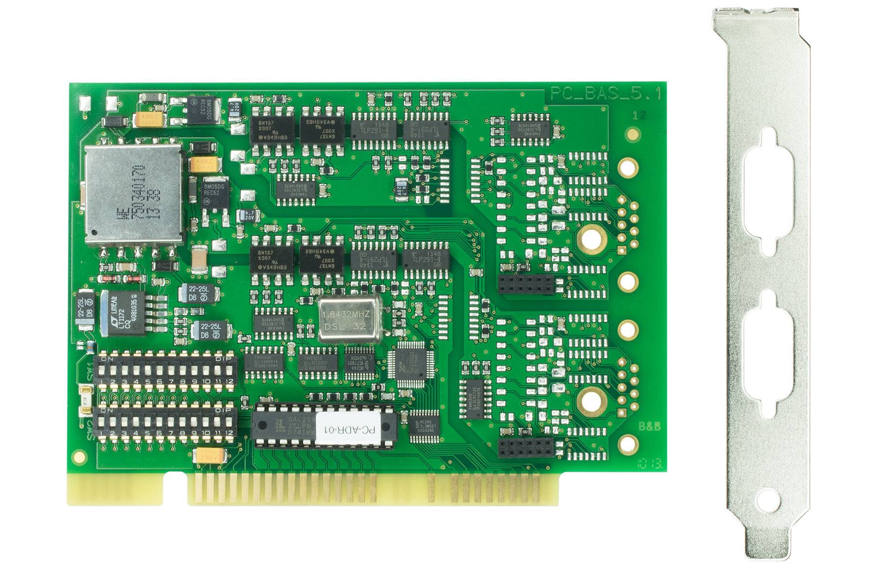 Serielles ISA - Basisboard, 1kV isoliert