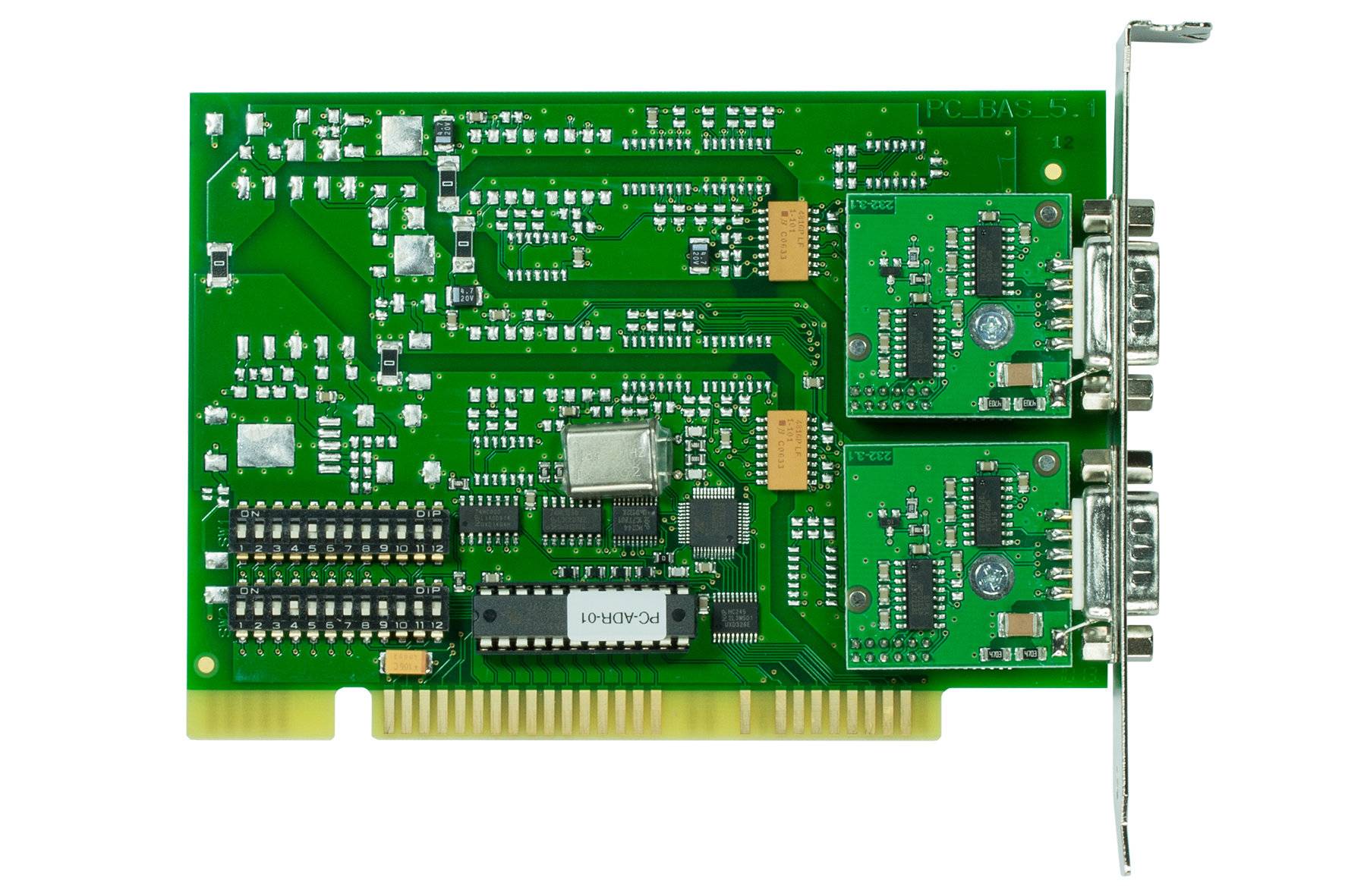 ISA-Karte 2x RS232, 1kV isoliert