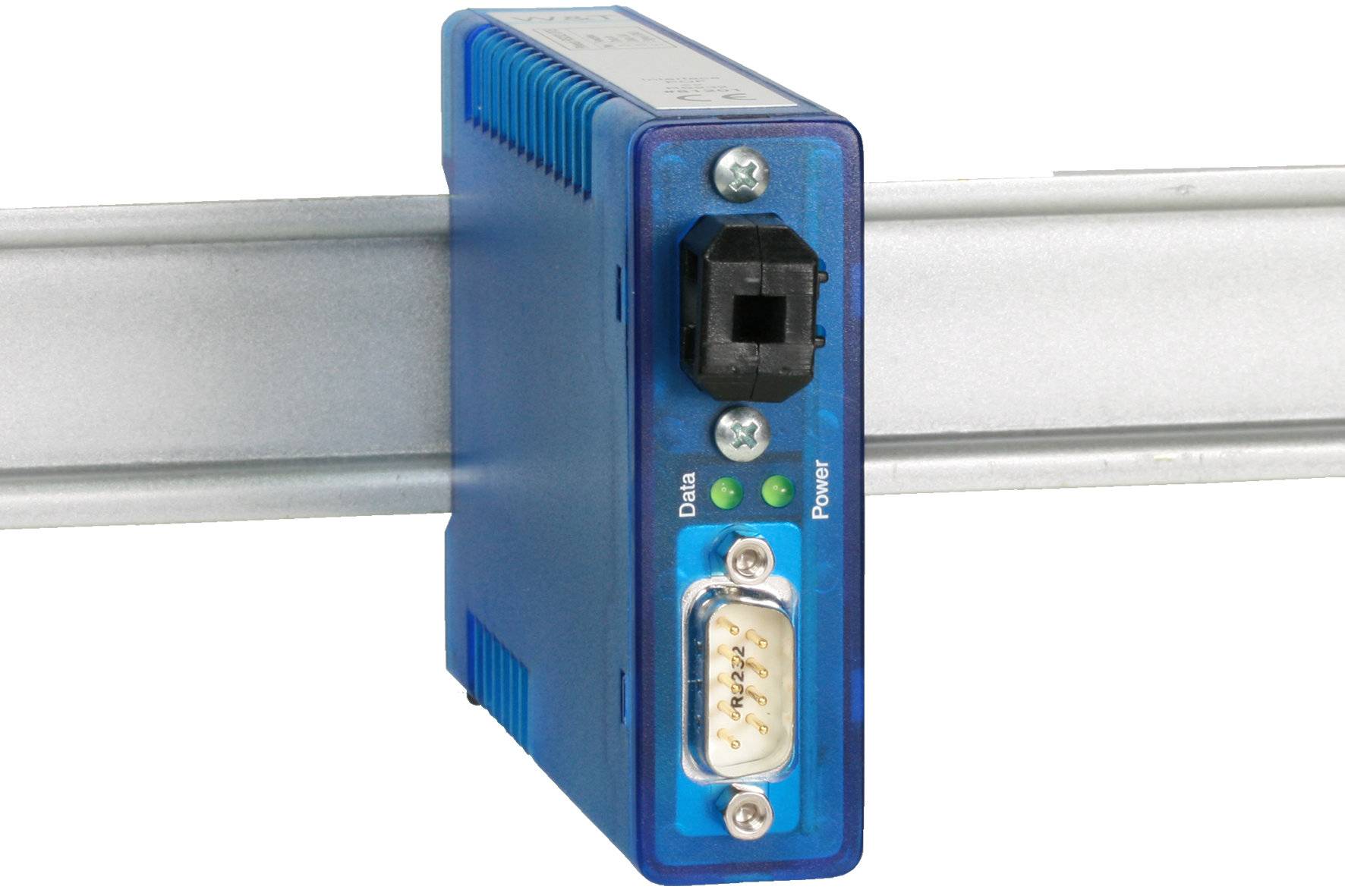 Interface Kunststoff-LWL <> RS232 Industry