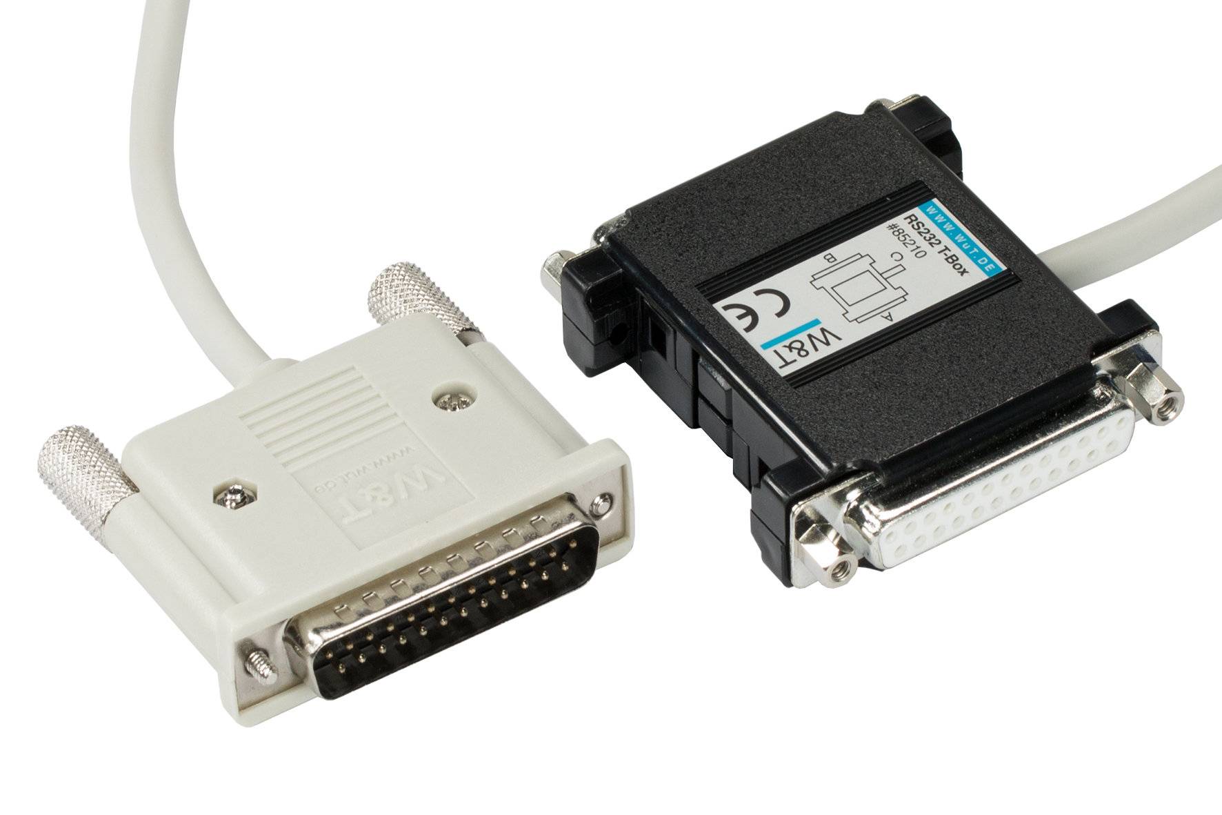 RS232 T-Box 3 x RS232, 25-pol. SUB-D-Steckverbinder