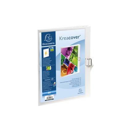 EXACOMPTA Dokumentenmappe Kreacover, DIN A4, weiß