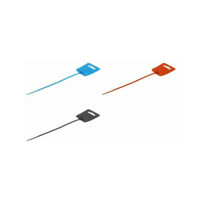 shiverpeaks BASIC-S Kabelbinder mit Beschriftungsfeld, gelb