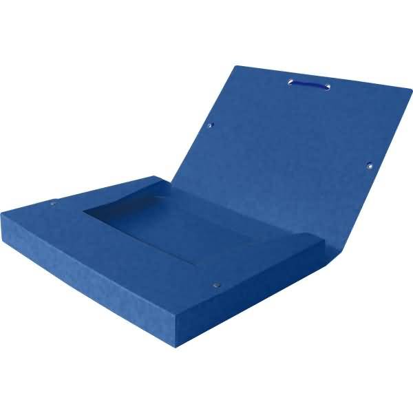 Sammelbox Top File+ A4 40mm 390g/qm Multistrat blau