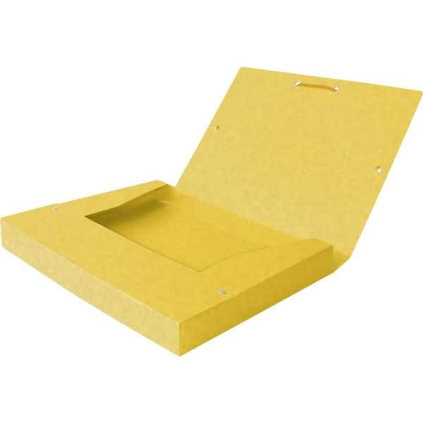 Sammelbox Top File+ A4 40mm 390g/qm Multistrat gelb