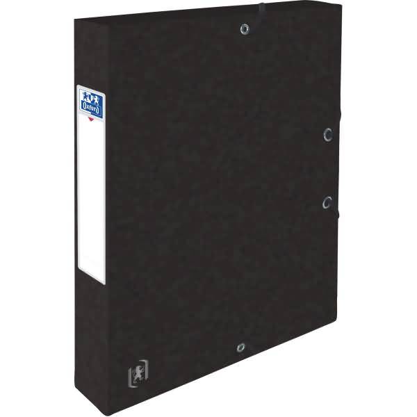 Sammelbox Top File+ A4 40mm 390g/qm Multistrat schwarz