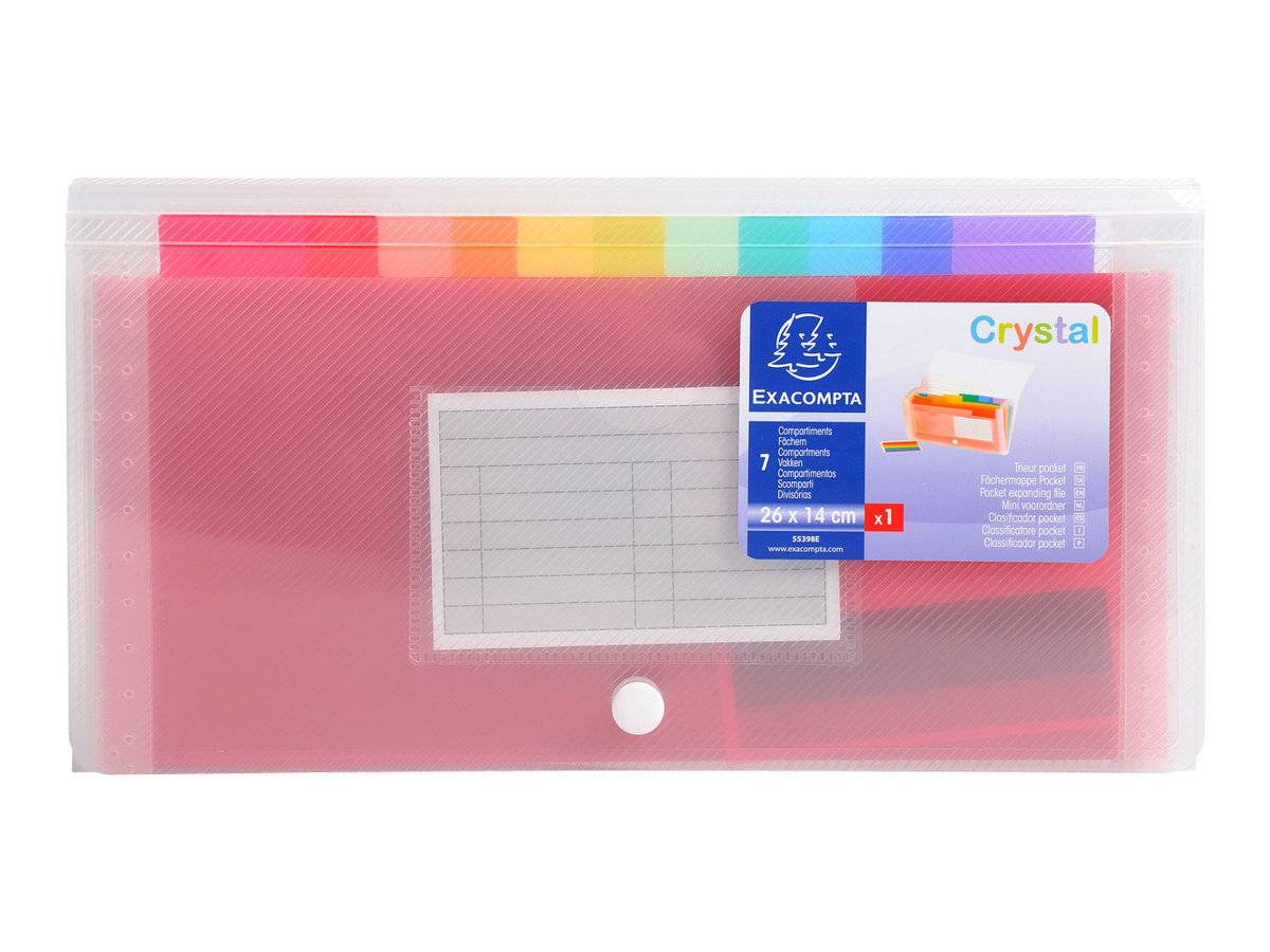 Exacompta Schriftenordner - 6 Fächer - mit