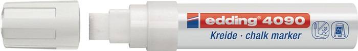 Kreidemarker 4090 weiß Strich-B.4-15mm Keilspitze EDDING