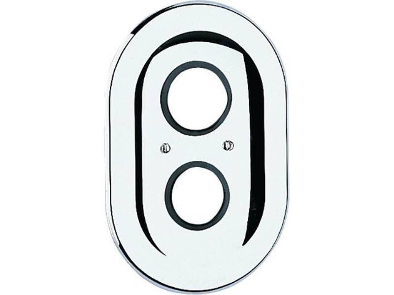 GROHE 47188000 Armaturenrosette für Automatic 2000 chrom oval, 225x150mm