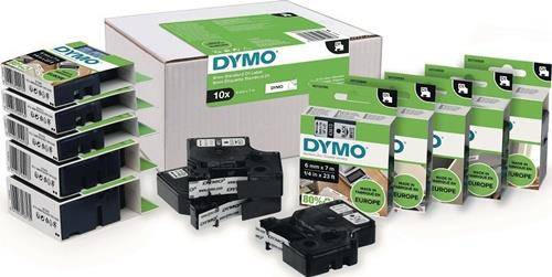 Dymo Schriftband Bandbreite 9 mm Bandlänge 7 m schwarz auf weiß - S0720680