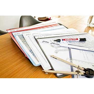 edding Permanentmarker 400 4-400004 1mm nachfüllbar Rundspitze grün