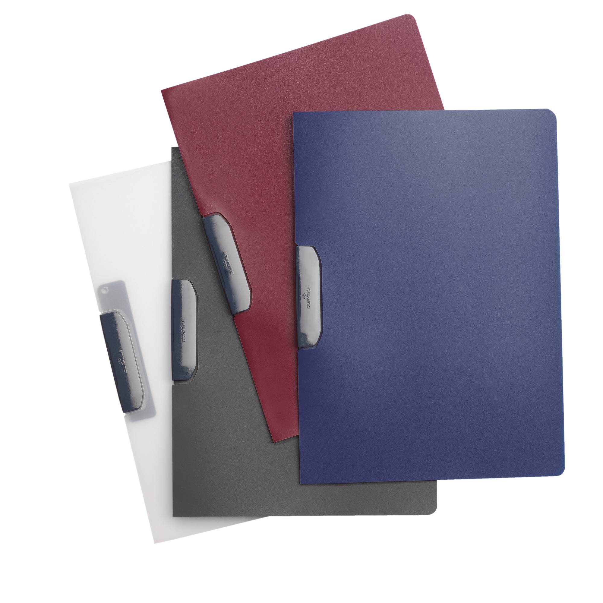DURABLE Klemmmappe DURASWING 229531 DIN A4 aubergine/dunkelrot