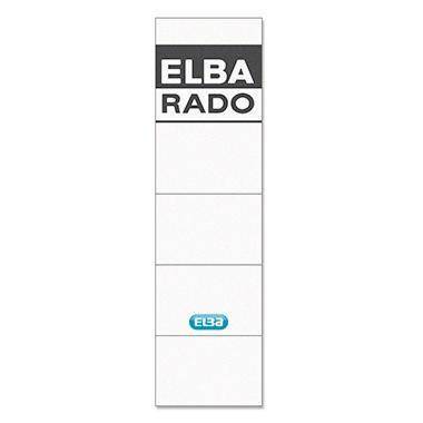 ELBA Rückenschild breit/kurz 44 x 155 mm (B x H) weiß 10 St./Pack.