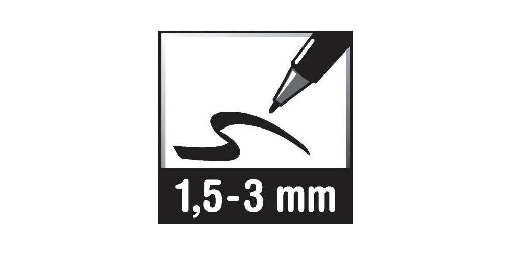 edding Permanentmarker 3000 1,5-3mm farbig sortiert 10 St./Pack.