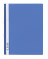 Durable Sichthefter aus Hartfolie mit Abheftschieber, A4, PVC, Blau, Transparent, Porträt