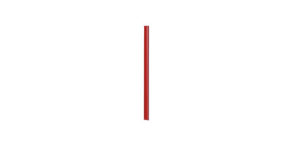 DURABLE Klemmschiene DIN A4 Kunststoff rot 100 St./Pack.