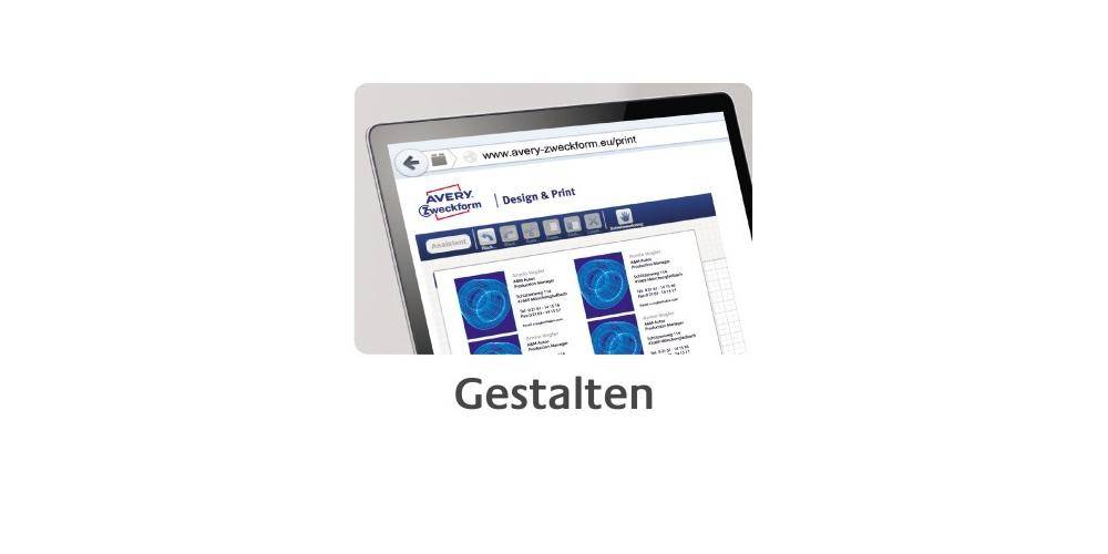 AVERY Zweckform Visitenkarte Classic DIN A4 185g/m wei 25 Bl./Pack.