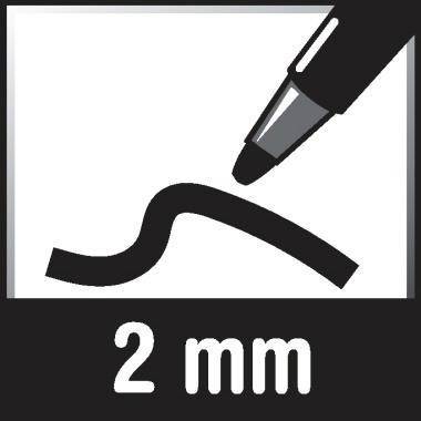 STABILO Fasermaler power 280/12-01 2mm sortiert 12 St./Pack.
